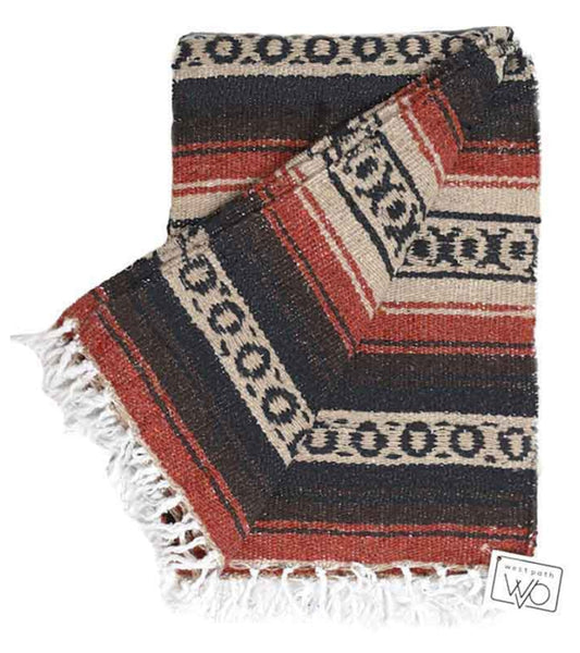 West Path Heavy Weight Falsa Mexican Yoga Blanket Nat Earth